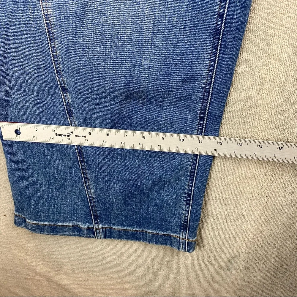 Sofia Vergara-Super HighRise Jean Diana Palazzo 20W Blue  Wide Leg Y2K Plus Size